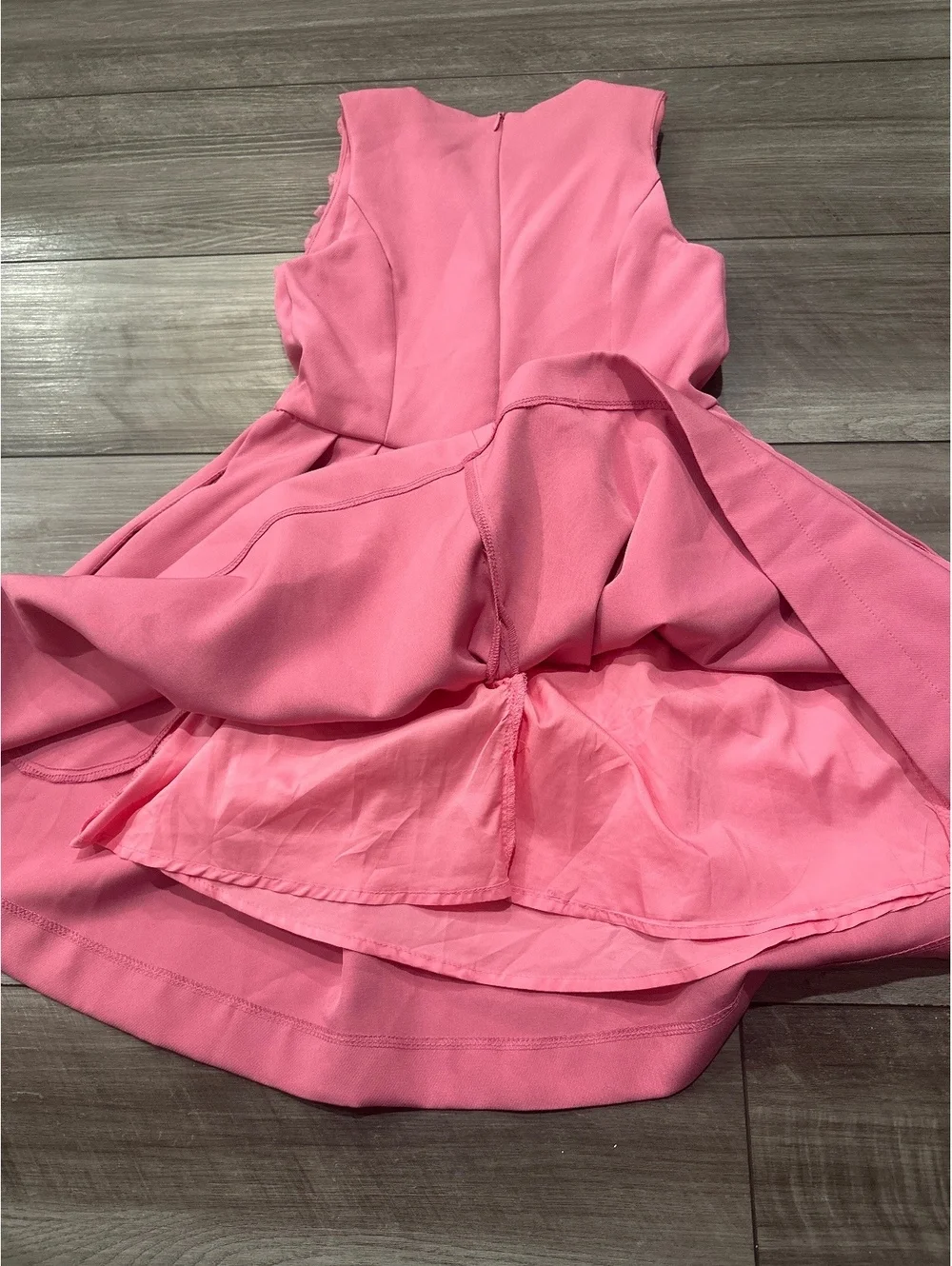 Shop The Mint Girls Pleated Formal Pink Rosette Appliqué Dress